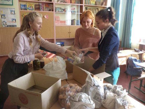 Гребінка. Патріотична зустріч з воїном АТО