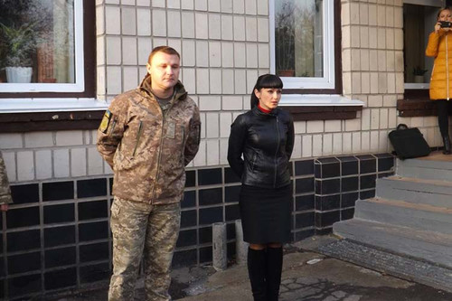 У Пирятині урочисто провели до ЗСУ 5 призовників