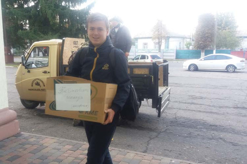 Гребінківські школярі та вчителів підготували гостинці воїнам АТО