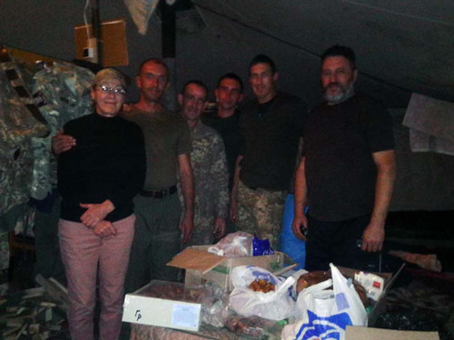 Волонтерський Центр із Гребінки вкотре зібрав допомогу в зону АТО