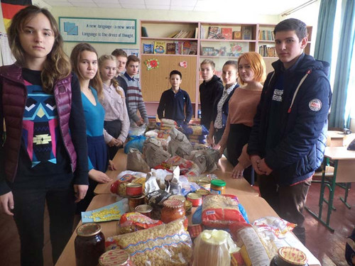 Гребінка. Патріотична зустріч з воїном АТО