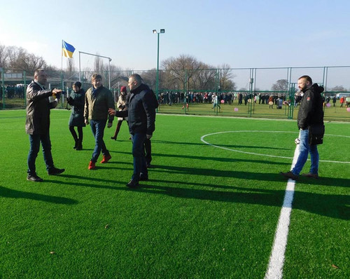 На Пирятинщині відкрили новий спортмайданчик