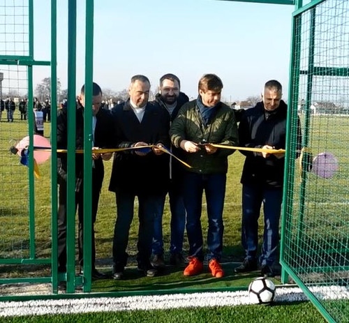 На Пирятинщині відкрили новий спортмайданчик
