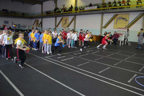 У Гребінці відбулися змагання «Веселі старти» серед школярів