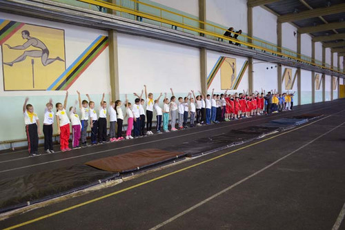 У Гребінці відбулися змагання «Веселі старти» серед школярів