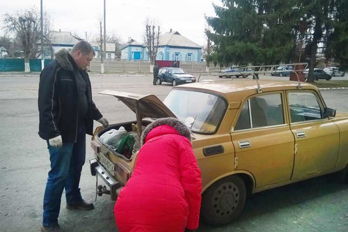 З Гребінківщини на Схід відправили чергові вантаж вагою понад 80 кг