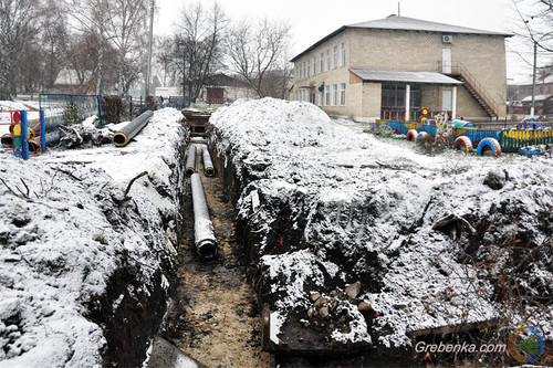 Капітальний ремонт тепломережі у Гребінці