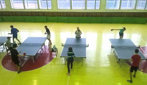 Змагання з настільного тенісу серед школярів