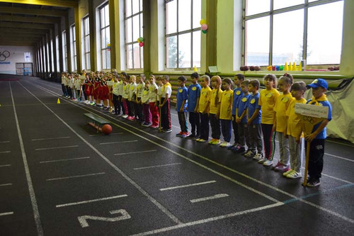 У Гребінці відбулися змагання «Веселі старти» серед школярів