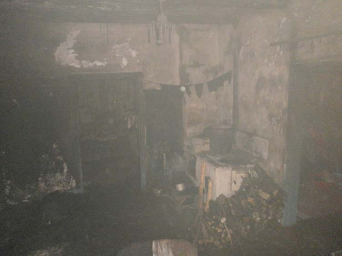 Пожежа по провулку Шкільному у селі Павлівщина Гребінківського району