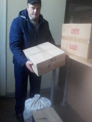 З Гребінківщини на Схід відправили чергові вантаж вагою понад 80 кг