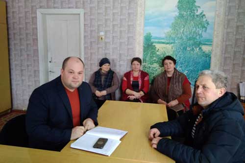 Керівник Гребінківського відділу поліції провів виїзний прийом громадян у селі Тополеве