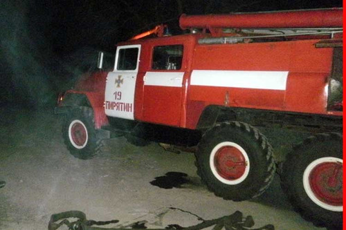 Пожежа у приватному домогосподарстві на вул. Саксаганського м. Пирятин