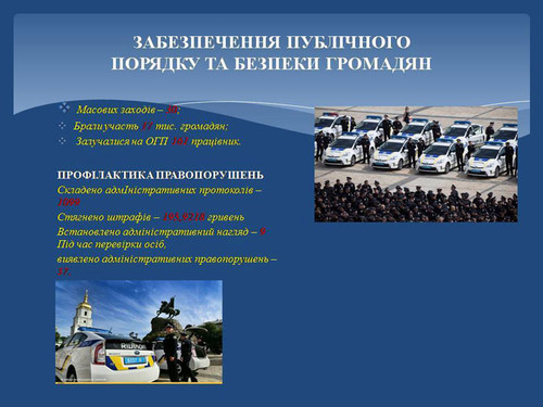 ЗАБЕЗПЕЧЕННЯ ПУБЛІЧНОГО ПОРЯДКУ ТА БЕЗПЕКИ ГРОМАДЯН