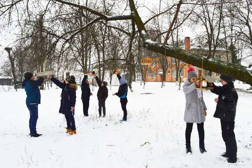 На Гребінківщині діти долучились до опіки за птахами в зимовий період На Гребінківщині діти долучились до опіки за птахами в зимовий період