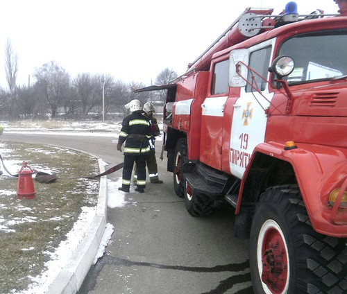 Навчання на території АЗС міста Пирятин Навчання на території АЗС міста Пирятин