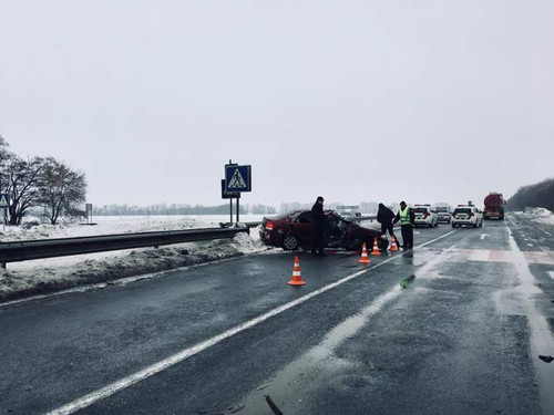 На Полтавщині сталась ДТП, у якій постраждали три людини