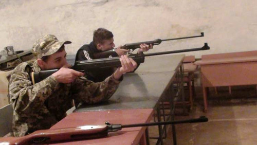 Стрільби та практичні заняття допризовної молоді Гребінківщини