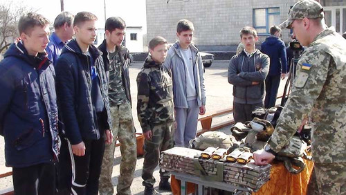 Стрільби та практичні заняття допризовної молоді Гребінківщини