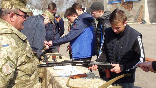 Стрільби та практичні заняття допризовної молоді Гребінківщини