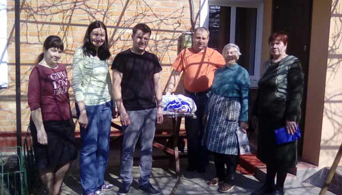 Волонтери церкви «Жива надія», м. Гребінка