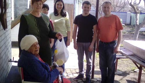 Волонтери церкви «Жива надія», м. Гребінка