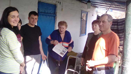 Волонтери церкви «Жива надія», м. Гребінка
