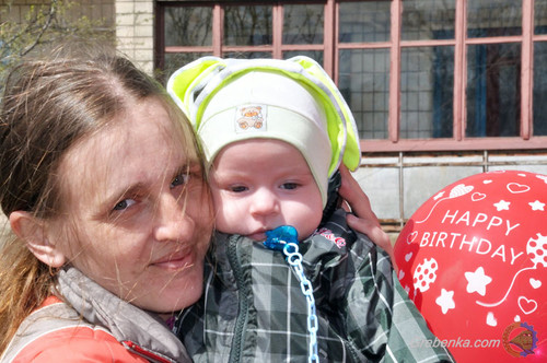 Гребінка, дитячий майданчик