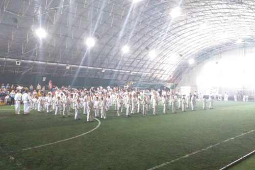 На Полтавщині пройшла атестація на помаранчевий пояс з карате