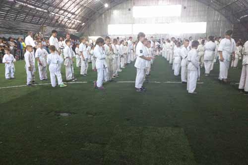 На Полтавщині пройшла атестація на помаранчевий пояс з карате