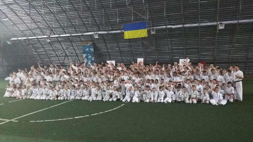 На Полтавщині пройшла атестація на помаранчевий пояс з карате