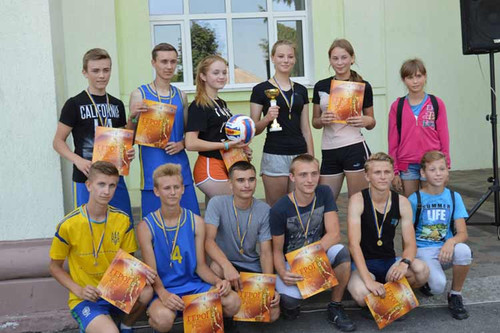 Легкоатлетична естафета вулицями Гребінки