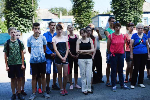 Легкоатлетична естафета вулицями Гребінки