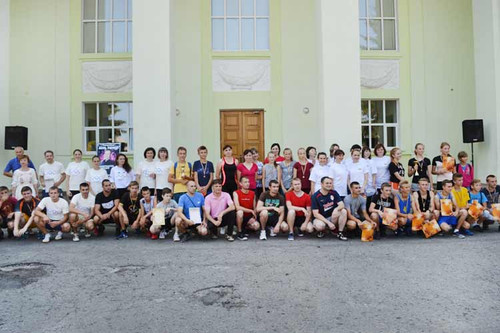 Легкоатлетична естафета вулицями Гребінки