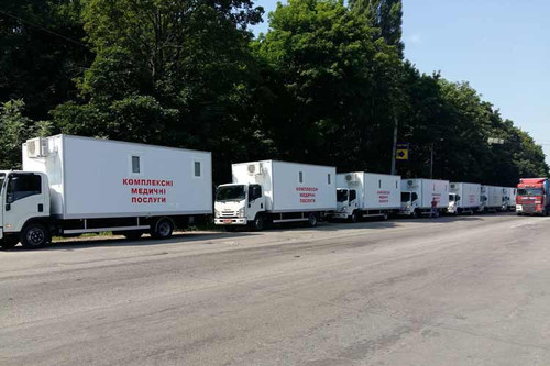 Полтавщина отримала сім автомобільних пересувних комплексів