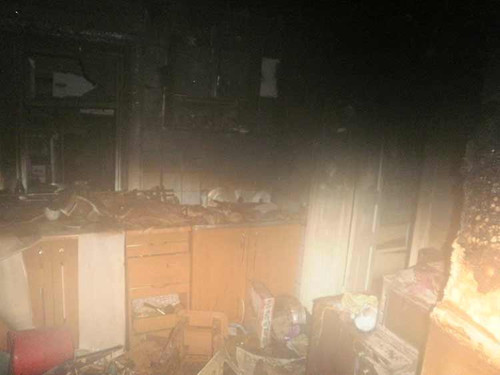 Вогнеборці час гасіння пожежі в будинку виявлено тіло загиблої жінки