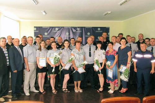 Гребінківських правоохоронців привітали з Днем поліції України