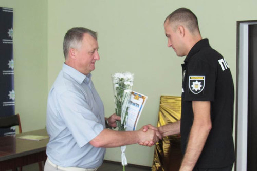 Гребінківських правоохоронців привітали з Днем поліції України