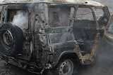  У Гребінці сталася <b>пожежа</b>, яка пошкодила <b>автомобіль</b> «УАЗ-469» 