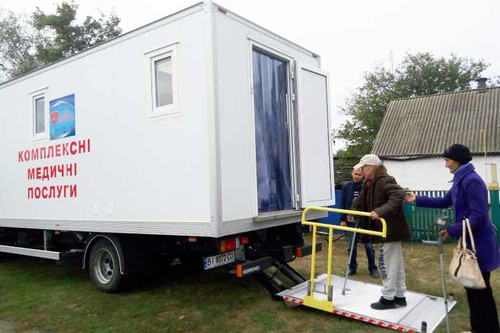 Пересувні медичні комплекси відвідали Гребінківщину Пересувні медичні комплекси відвідали Гребінківщину