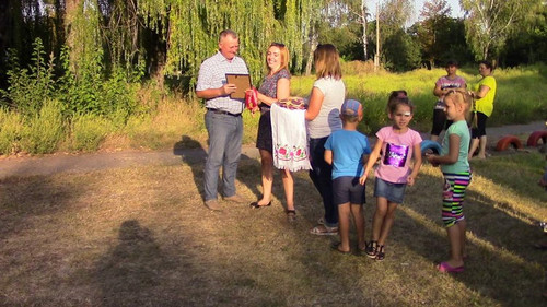 У Гребінці відкрили черговий дитячий майданчик