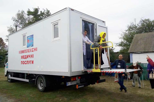 Пересувні медичні комплекси відвідали Гребінківщину