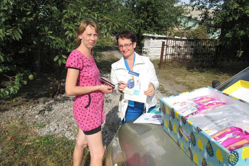 На Гребінківщині п'ять породіль отримали “пакунок малюка” На Гребінківщині п'ять породіль отримали “пакунок малюка”