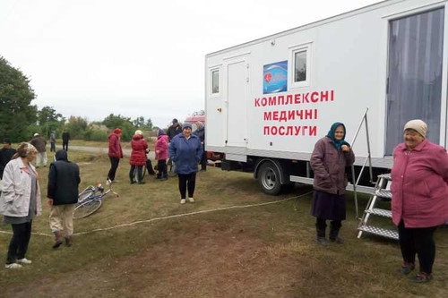 Пересувні медичні комплекси відвідали Гребінківщину Пересувні медичні комплекси відвідали Гребінківщину