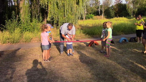 У Гребінці відкрили черговий дитячий майданчик