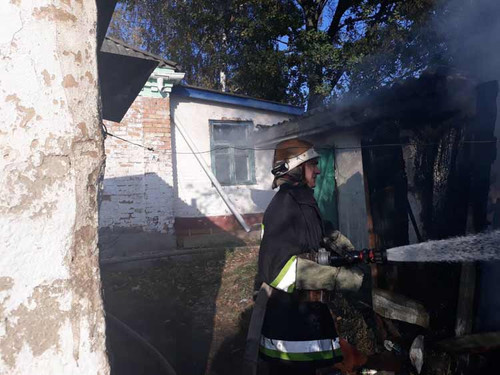 В Оржиці вогнем знищено господарчу будівлю В Оржиці вогнем знищено господарчу будівлю
