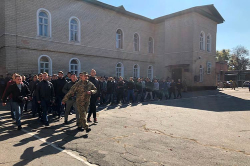 Полтавський обласний збірний пункт. Відправка призовників Полтавський обласний збірний пункт. Відправка призовників