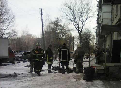 На Пирятинщині горів 5-ти поверховий будинок