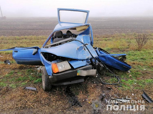 У ДТП на Полтвщині 1 особа загинула, 4 - травмовані