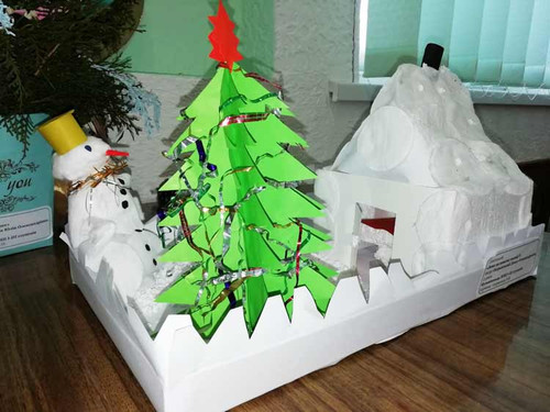 На Гребінківщині відбувся конкурс новорічних композицій